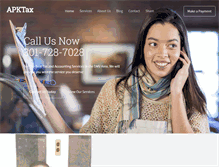 Tablet Screenshot of apktax.com